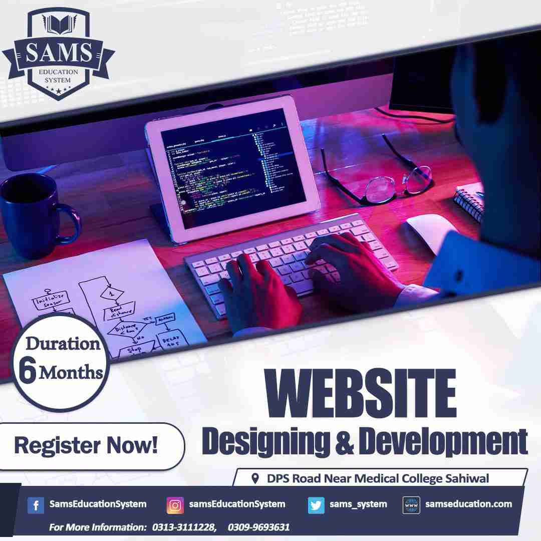 Web Engineering :: SAMS Education System :: #SAMSEducation, #SAMSEducationSystem, #SAMS, #OnlineCourses, #ShortCourses, #ComputerCourses, #SahiwalShortComputerCourses, #Computer, #Courses